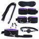Erotic set of toys, black and red purple - 8 pcs