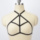 Blac erotic elastic harness - Stella