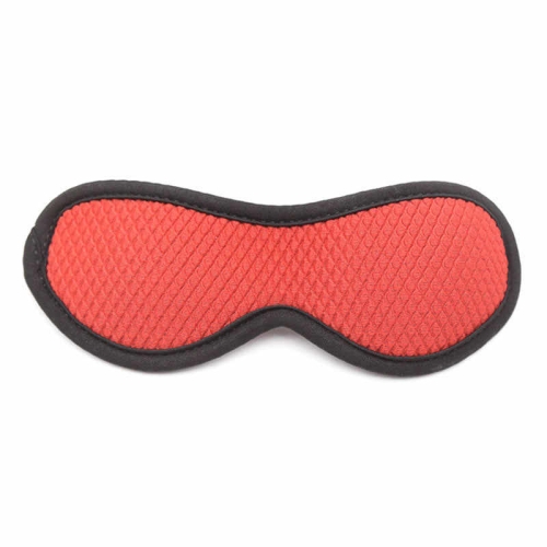Black-red soft patterned mask, rubber band