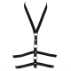 Black elastic open bra -  Shimizu