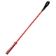 Black-red leather whip, knitted wand and rectangle